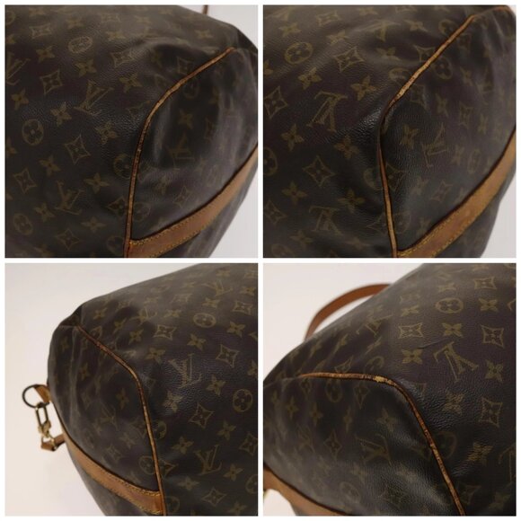 LOUIS VUITTON Monogram Keepall Bandouliere 55 Boston Bag M41414 LV Auth 129659 - Picture 14 of 16